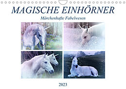 Kalender Magische Einhörner - märchenhafte Fabelwesen (Wandkalender 2023 DIN A4 quer) von Liselotte Brunner-Klaus