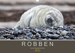 Kalender Robben auf der Helgoländer Düne (Wandkalender 2023 DIN A3 quer) von Heidi Spiegler