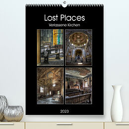 Kalender Lost Places - Verlassene Kirchen (Premium, hochwertiger DIN A2 Wandkalender 2023, Kunstdruck in Hochglanz) von Carina Buchspies
