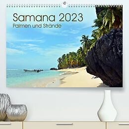 Kalender Samana - Palmen und Strände (Premium, hochwertiger DIN A2 Wandkalender 2023, Kunstdruck in Hochglanz) von Bettina Schnittert