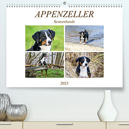 Kalender Appenzeller Sennenhunde (Premium, hochwertiger DIN A2 Wandkalender 2023, Kunstdruck in Hochglanz) von SchnelleWelten