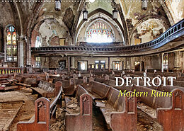 Kalender Detroit - Modern Ruins (Wandkalender 2023 DIN A2 quer) von Peter Kersten