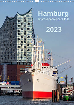 Kalender Hamburg - Impressionen einer Stadt (Wandkalender 2023 DIN A3 hoch) von Klaus Kolfenbach
