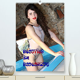 Kalender Beauties im Badeanzug (Premium, hochwertiger DIN A2 Wandkalender 2023, Kunstdruck in Hochglanz) von Andreas Comandante
