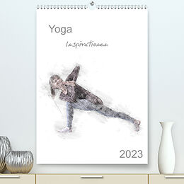 Kalender Yoga Inspirationen - Familienplaner (Premium, hochwertiger DIN A2 Wandkalender 2023, Kunstdruck in Hochglanz) von Isabella Thiel