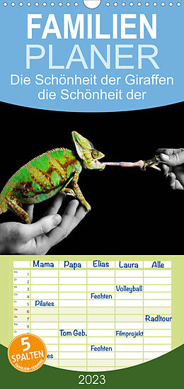 Kalender Familienplaner Faszination Reptilien (Wandkalender 2023 , 21 cm x 45 cm, hoch) von Stute Photo - Jakob Stute