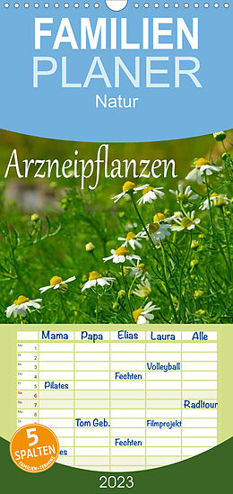 Kalender Familienplaner Arzneipflanzen (Wandkalender 2023 , 21 cm x 45 cm, hoch) von LianeM