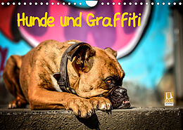 Kalender Hunde und Graffiti (Wandkalender 2023 DIN A4 quer) von Yvonne Janetzek