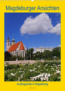 Kalender Magdeburger Ansichten (Wandkalender 2023 DIN A2 hoch) von Beate Bussenius