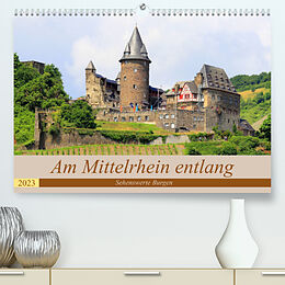 Kalender Am Mittelrhein entlang - Sehenswerte Burgen (Premium, hochwertiger DIN A2 Wandkalender 2023, Kunstdruck in Hochglanz) von Arno Klatt