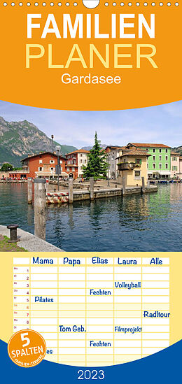 Kalender Familienplaner Gardasee (Wandkalender 2023 , 21 cm x 45 cm, hoch) von LianeM