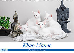 Kalender Khao Manee - Die Katze der Könige (Wandkalender 2023 DIN A2 quer) von Fotodesign Verena Scholze