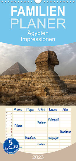 Kalender Familienplaner Ägypten - Impressionen (Wandkalender 2023 , 21 cm x 45 cm, hoch) von Michael Weiß