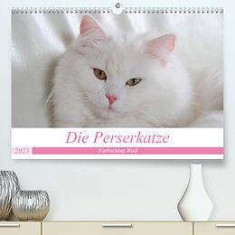 Kalender Die Perserkatze - Farbschlag Weiß (Premium, hochwertiger DIN A2 Wandkalender 2023, Kunstdruck in Hochglanz) von Arno Klatt