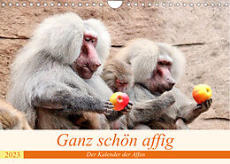 Kalender Ganz schön affig - Der Kalender der Affen (Wandkalender 2023 DIN A4 quer) von Arno Klatt