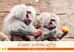 Kalender Ganz schön affig - Der Kalender der Affen (Wandkalender 2023 DIN A3 quer) von Arno Klatt