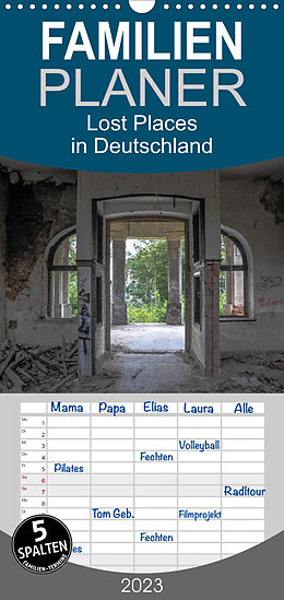Kalender Familienplaner Lost Places in Deutschland (Wandkalender 2023 , 21 cm x 45 cm, hoch) von Michael Schultes