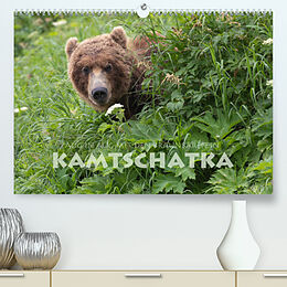 Kalender Aug in Aug mit den Braunbären in Kamtschatka (Premium, hochwertiger DIN A2 Wandkalender 2023, Kunstdruck in Hochglanz) von Stephan Peyer