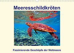 Kalender Meeresschildkröten  Faszinierende Geschöpfe der Weltmeere (Wandkalender 2023 DIN A3 quer) von Andrea Hess