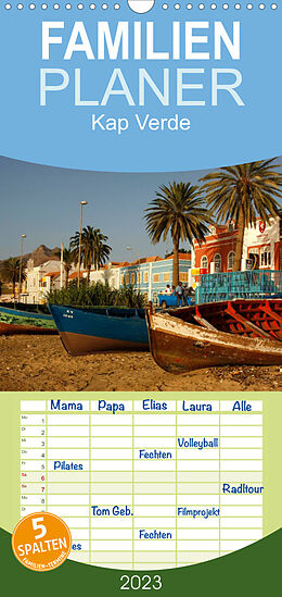 Kalender Familienplaner Kap Verde (Wandkalender 2023 , 21 cm x 45 cm, hoch) von Peter Schickert