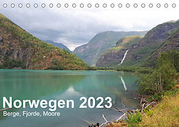 Kalender Norwegen 2023 - Berge, Fjorde, Moore (Tischkalender 2023 DIN A5 quer) von Frank Zimmermann