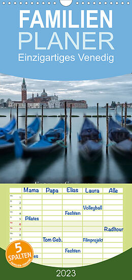 Kalender Familienplaner Einzigartiges Venedig (Wandkalender 2023 , 21 cm x 45 cm, hoch) von Guenter Stefan Bartl