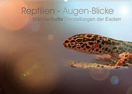 Kalender Reptilien - Augen-Blicke. Märchenhafte Darstellungen der Exoten (Wandkalender 2023 DIN A2 quer) von Brigitte Jaritz