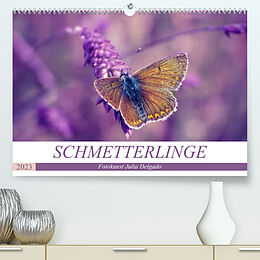 Kalender Schmetterlinge im Fokus (Premium, hochwertiger DIN A2 Wandkalender 2023, Kunstdruck in Hochglanz) von Julia Delgado
