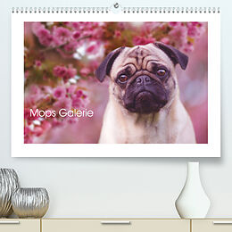 Kalender Mops Galerie (Premium, hochwertiger DIN A2 Wandkalender 2023, Kunstdruck in Hochglanz) von Melanie Arendt