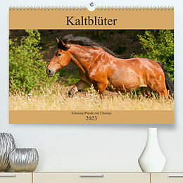 Kalender Kaltblüter - Schwere Pferde mit Charme (Premium, hochwertiger DIN A2 Wandkalender 2023, Kunstdruck in Hochglanz) von Meike Bölts