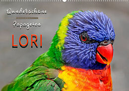 Kalender Wunderschöne Papageien - Lori (Wandkalender 2023 DIN A2 quer) von Peter Roder
