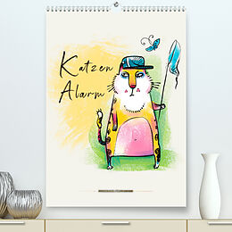 Kalender Katzen Alarm (Premium, hochwertiger DIN A2 Wandkalender 2023, Kunstdruck in Hochglanz) von Peter Roder