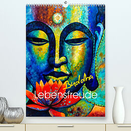 Kalender Lebensfreude Buddha (Premium, hochwertiger DIN A2 Wandkalender 2023, Kunstdruck in Hochglanz) von W.W. Voßen - Herzog von Laar am Rhein