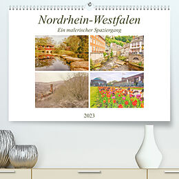 Kalender Nordrhein-Westfalen - Ein malerischer Spaziergang (Premium, hochwertiger DIN A2 Wandkalender 2023, Kunstdruck in Hochglanz) von Bettina Hackstein