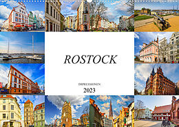 Kalender Rostock Impressionen (Wandkalender 2023 DIN A2 quer) von Dirk Meutzner