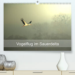 Kalender Vogelflug im Sauerdelta (Premium, hochwertiger DIN A2 Wandkalender 2023, Kunstdruck in Hochglanz) von Bruno Pohl