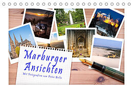 Kalender Marburger Ansichten (Tischkalender 2023 DIN A5 quer) von Peter Beltz