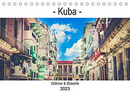 Kalender Kuba - Oldtimer &amp; Streetlife (Tischkalender 2023 DIN A5 quer) von Same
