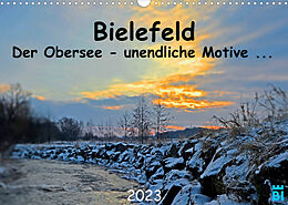 Kalender Bielefeld - Der Obersee - unendliche Motive... (Wandkalender 2023 DIN A3 quer) von Wolf Kloss