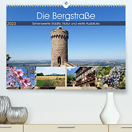 Kalender Die Bergstraße - Sehenswerte Städte, Natur und weite Ausblicke (Premium, hochwertiger DIN A2 Wandkalender 2023, Kunstdruck in Hochglanz) von Ilona Andersen