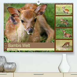 Kalender Bambis Welt (Premium, hochwertiger DIN A2 Wandkalender 2023, Kunstdruck in Hochglanz) von Heike Hultsch