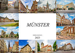Kalender Münster Impressionen (Wandkalender 2023 DIN A3 quer) von Dirk Meutzner