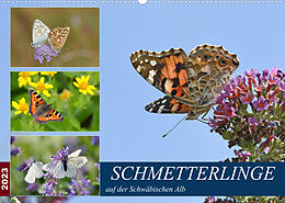 Kalender Schmetterlinge auf der Schwäbischen Alb (Wandkalender 2023 DIN A2 quer) von GUGIGEI