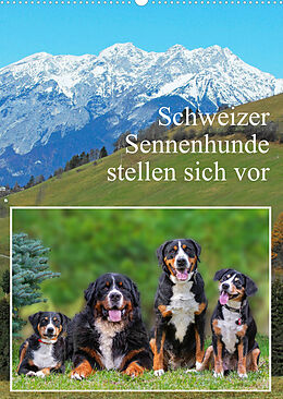 Kalender Schweizer Sennenhunde stellen sich vor (Wandkalender 2023 DIN A2 hoch) von Sigrid Starick