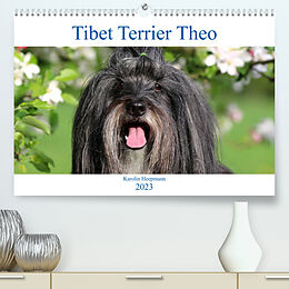 Kalender Tibet Terrier Theo (Premium, hochwertiger DIN A2 Wandkalender 2023, Kunstdruck in Hochglanz) von Karolin Heepmann