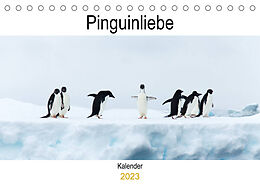 Kalender Pinguinliebe (Tischkalender 2023 DIN A5 quer) von Same