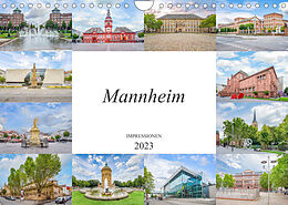Kalender Mannheim Impressionen (Wandkalender 2023 DIN A4 quer) von Dirk Meutzner