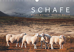 Kalender Schafe - Raues Wetter, weiche Wolle (Wandkalender 2023 DIN A3 quer) von Lain Jackson