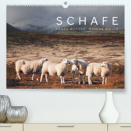 Kalender Schafe - Raues Wetter, weiche Wolle (Premium, hochwertiger DIN A2 Wandkalender 2023, Kunstdruck in Hochglanz) von Lain Jackson