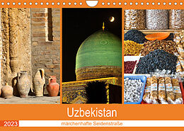 Kalender Uzbekistan - märchenhafte Seidenstraße (Wandkalender 2023 DIN A4 quer) von Brigitte Dürr